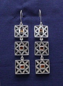la la b Sterling Silver Sheryl Earrings la la b Sterling Silver Sheryl Earrings