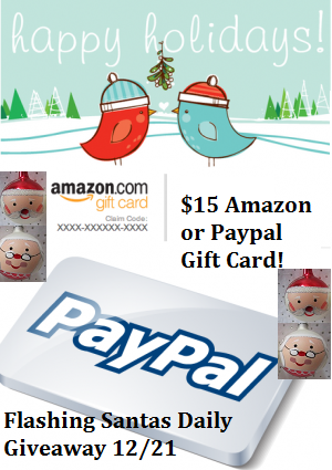12-21 Flashing Santas 12-21 Flashing Santas