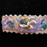 cd jewelry art Barrette