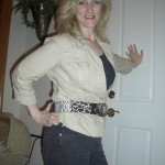 over 45 year old women wearing belt