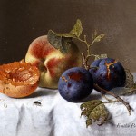 peaches and plums
