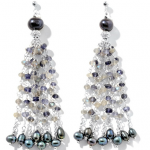 Carol Bodie Peacock Earrings