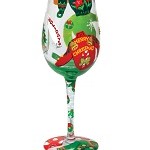 Ugly Christmas Sweaters Wine glass 150