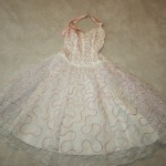 Pink 1950 Vintage Dress