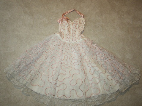 Pink 1950 Vintage Dress