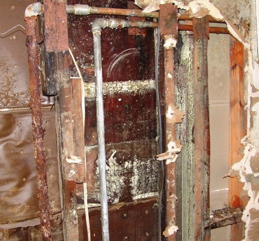 Leaking Pipe In Wall