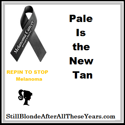Pale is the New Tan Melanoma Awareness