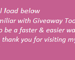 Giveaway tools note