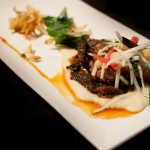 Almost Famous Chef Porcinni Encrusted Vegan Sweetbreads K.Thibeault Signature Dish