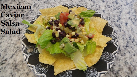 Mexican Caviar Salsa Salad Recipe Sunshine Sweet corn