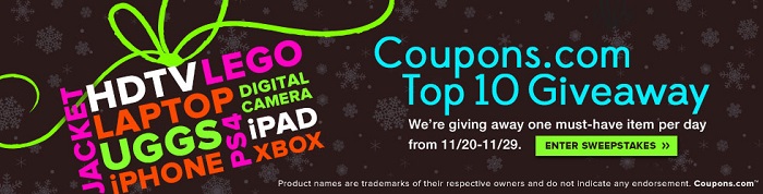 Coupons.com Black Friday Wish list
