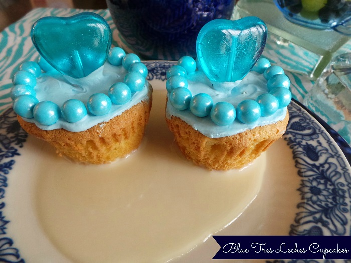 Blue Tres Leches Cupcakes #Valentines4All #shop  #cbias 