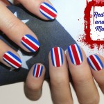 red white and blue Manicures red white and blue nail art