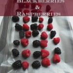 How to Freeze raspberries and blackberries