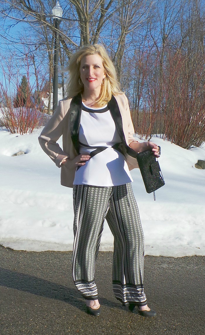 Monroe and Main Palazzo Pants Shelley Zurek Still Blonde after all these YEARS 
