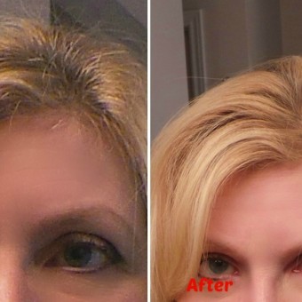 Before Inprocess After Mason Reed Root Touch Up