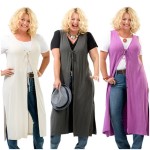 Charlie-a-Go-Go-Rhoda-Women_s-Plus-Size-Vintage-Style-Long-Vest-Tunic Fashion over 40