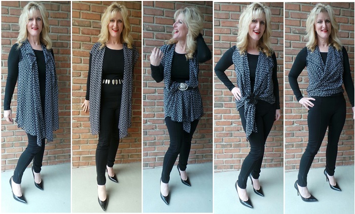 Covered Perfectly Cascading Vest