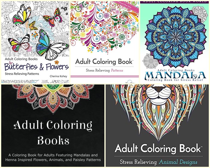 Amazon's 10 Top Rated Adult Coloring Books
