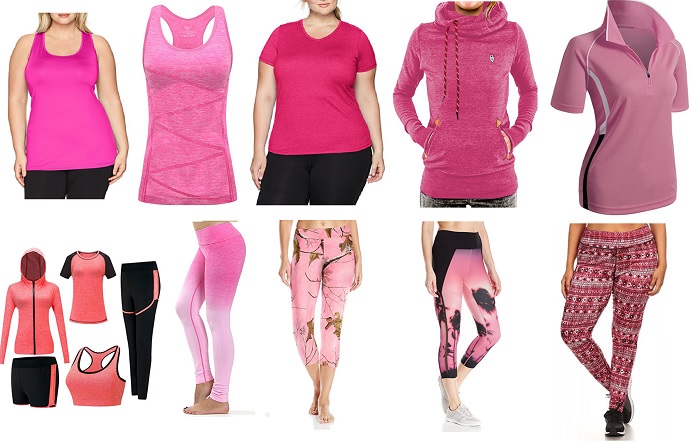 Pink Activewear Choices for Mature Women